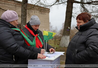 На Сенненщине продолжается сбор подписей для выдвижения кандидатов в Президенты Республики Беларусь